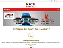 Tablet Screenshot of birgulnakliyat.com
